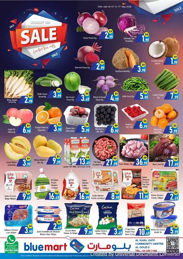 Bluemart Hypermarket offers Catalog cover page