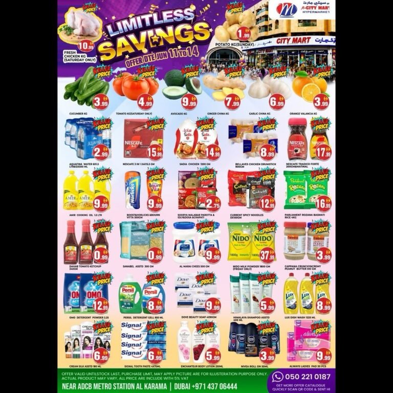 M City Mart Dubai Limitless Savings offers