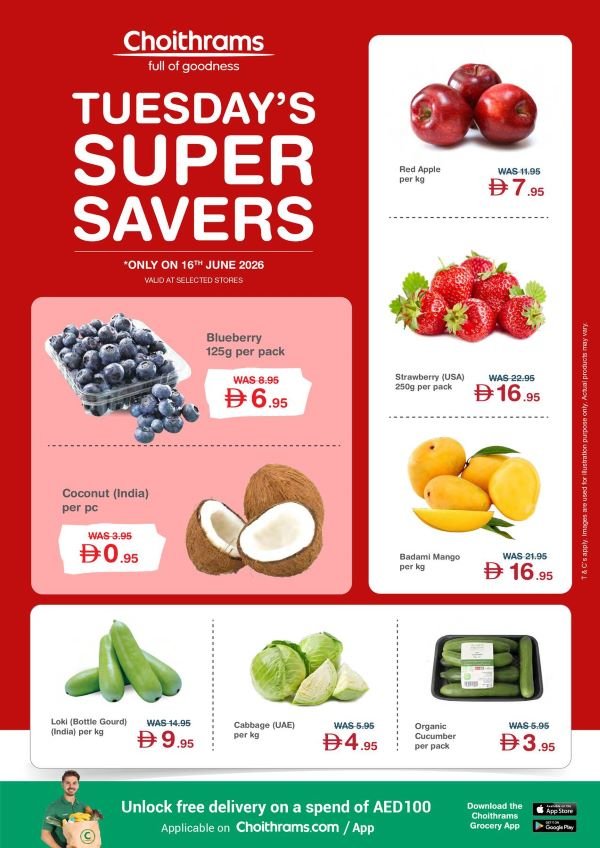 Choithrams Tuesday Super Savers