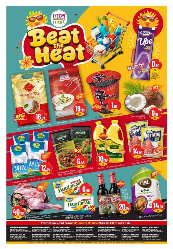 BIGmart Abu Dhabi Beat the Heat offers