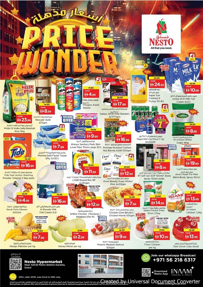 Nesto Karama Price Wonder Promotion